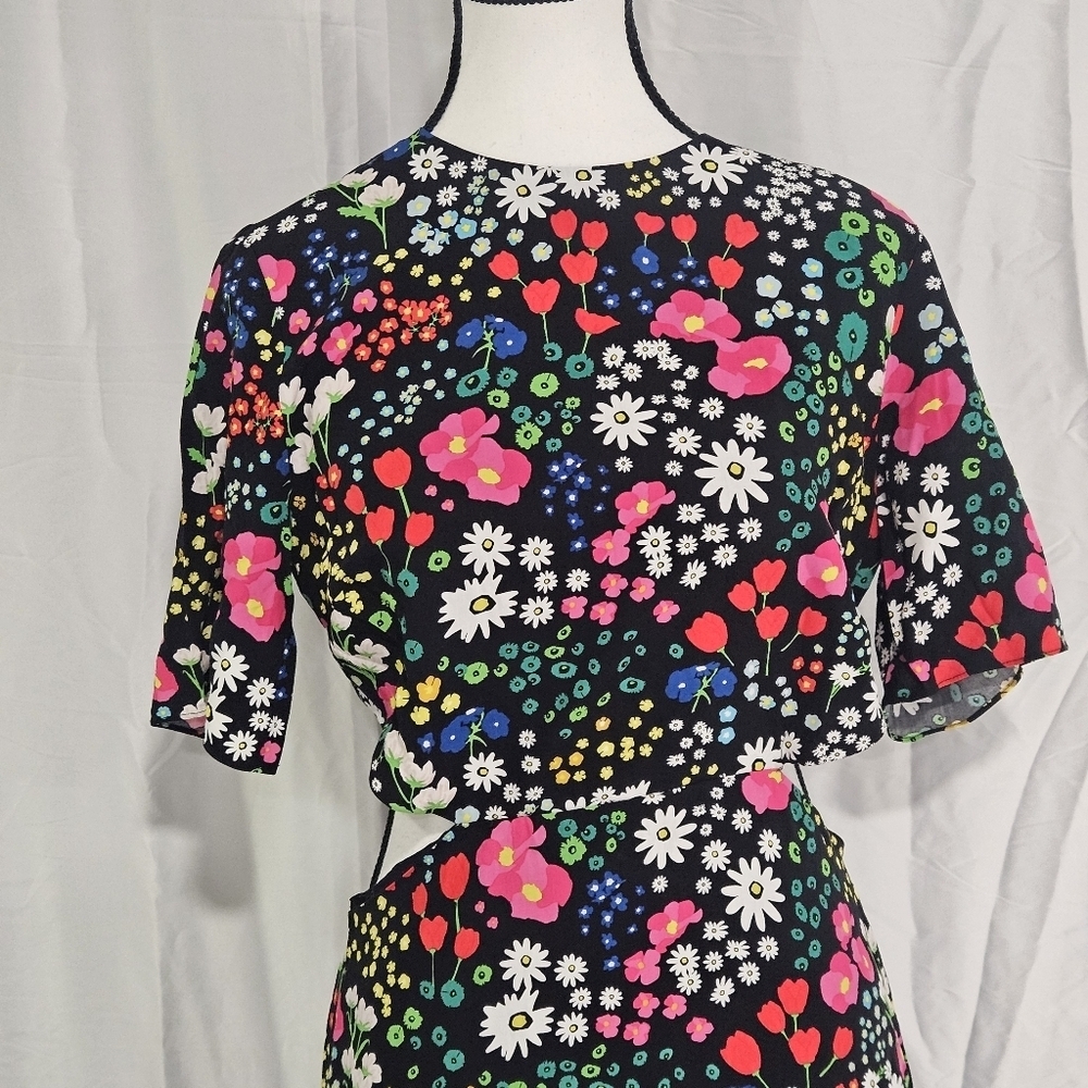 NWT The Kooples Joyful Flower Maxi Dress Size 2 - Picture 9 of 13